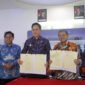 Bupati Lampung Selatan bersama Bupati Sumedang setelah menandatangani MoU PKS di Kabupaten Sumedang, Jumat (4/7/2025). Foto: Eko/NK.