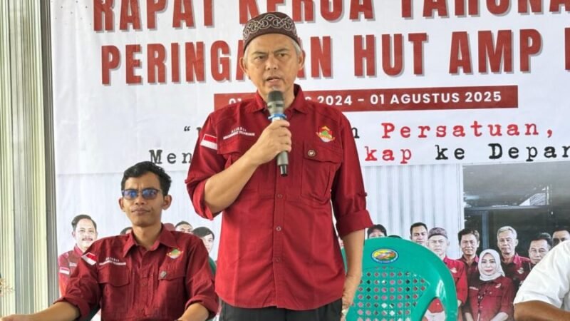 Ketua Aliansi Masyarakat Pesawaran (AMP), Safrudin Tanjung. Foto: Soheh/NK.