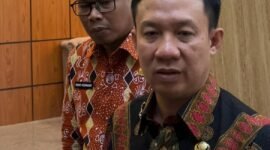 Sekretaris Daerah Provinsi Lampung, Marindo Kurniawan, Kamis (21/8/2025). Foto: Tauriq/NK.