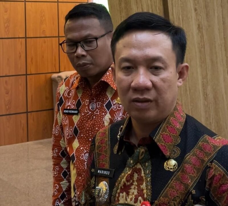 Sekretaris Daerah Provinsi Lampung, Marindo Kurniawan, Kamis (21/8/2025). Foto: Tauriq/NK.