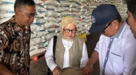 Anggota Komisi IV DPR RI, Irham Jafar Lan Putra dan Dwita Ria Gunadi, Kamis (11/09) melakukan monitoring stok dan harga pangan, khususnya  beras, Kamis, 11 September 2025
