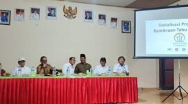 Suasana sosialisasi yang digelar oleh PT. Sugar Group Company (SGC) di Kampung Dente Makmur, Kecamatan Dente Teladas, Kabupaten Tulang Bawang, mendadak tegang.