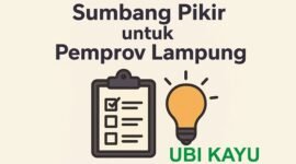 Sumbang Pikir untuk Keberlanjutan Ubi Kayu Lampung: 
