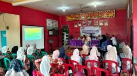 Pelaksanaan kegiatan peningkatan ketahanan keluarga di Aula Balai Tiyuh Penumangan, Selasa (17/12/2025). Foto: Arie/NK.