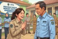 MBG Lampung kembali diwarnai insiden keracunan. Selagi KPPG dan Satgas MBG Lampung memakai pakem petugas pemadam kebakaran, selama itu juga potensi keracunan terus membayangi.(ilustrasi: Netizenku)