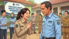 MBG Lampung kembali diwarnai insiden keracunan. Selagi KPPG dan Satgas MBG Lampung memakai pakem petugas pemadam kebakaran, selama itu juga potensi keracunan terus membayangi.(ilustrasi: Netizenku)