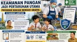 Standar kesehatan program Makan Bergizi Gratis Bandar Lampung.(ilustrasi: Netizenku)