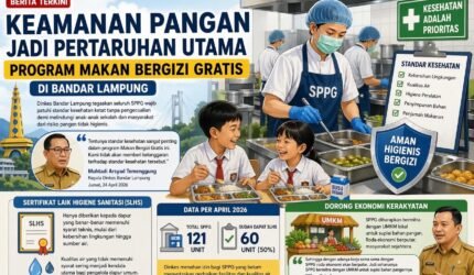Standar kesehatan program Makan Bergizi Gratis Bandar Lampung.