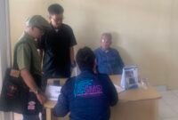 Perwakilan Sekretariat Bersama (Sekber) tiga asosiasi siber konstituen Dewan Pers Provinsi Lampung mendatangi Kantor Pelayanan Pemenuhan Gizi (KPPG).(Foto: Netizenku.com)