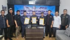 Deklarasi Sekretariat Bersama tiga konstituen Dewan Pers Provinsi Lampung. (Foto: Netizenku)
