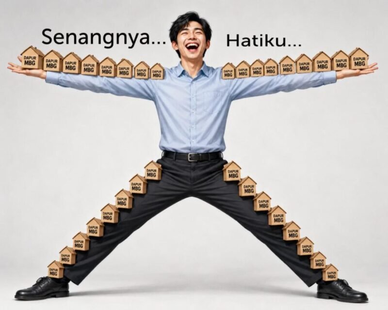 Ilustrasi pemburu rente MBG. (Ilustrasi: Netizenku)