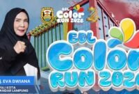 Gelaran Bandar Lampung Color Run 2026 murni tanpa menggunakan APBD.(Ilustrasi: ist)
