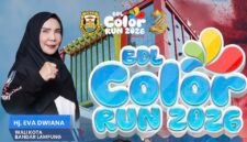Gelaran Bandar Lampung Color Run 2026 murni tanpa menggunakan APBD.(Ilustrasi: ist)