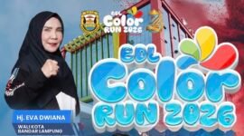 Gelaran Bandar Lampung Color Run 2026 murni tanpa menggunakan APBD.(Ilustrasi: ist)