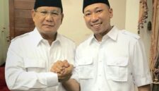 Prabowo Subianto dan Rahmat Mirzani Djausal. (Foto: ist)