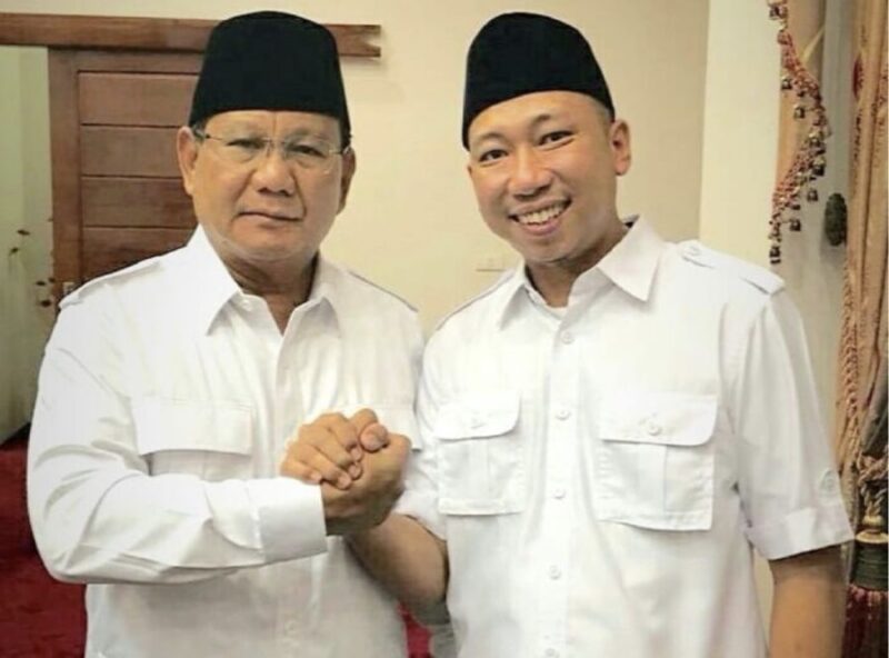 Prabowo Subianto dan Rahmat Mirzani Djausal. (Foto: ist)