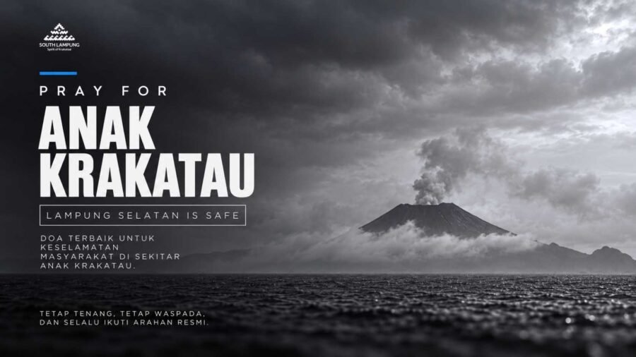 Erupsi Gunung Anak Krakatau Meningkat, Pemkab Lampung Selatan Siapkan Langkah Antisipasi